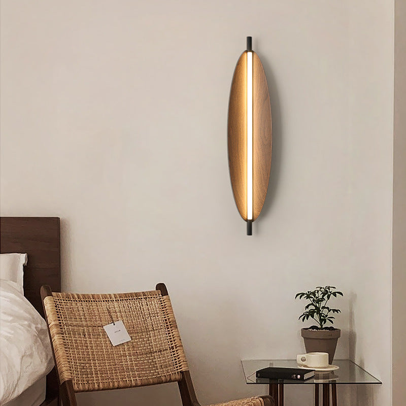 Oval PC Iron Living Wall Lamp