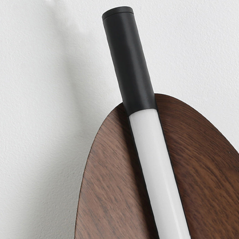 Oval PC Iron Living Wall Lamp