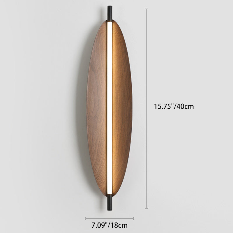 Oval PC Iron Living Wall Lamp