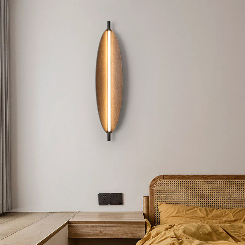 Oval PC Iron Living Wall Lamp