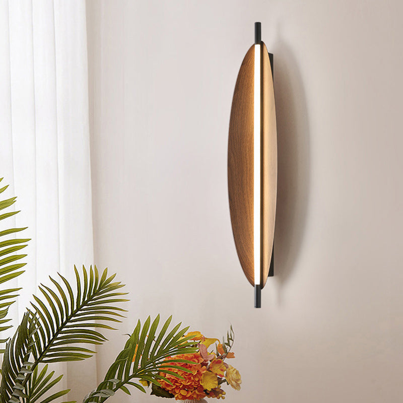 Oval PC Iron Living Wall Lamp