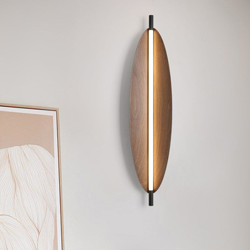 Oval PC Iron Living Wall Lamp