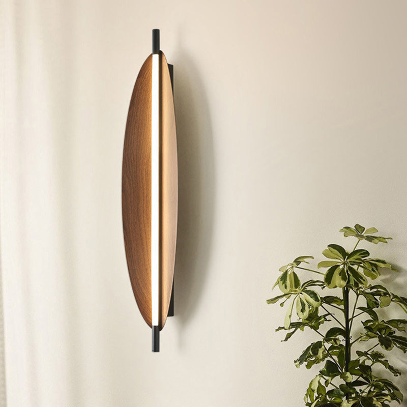 Oval PC Iron Living Wall Lamp