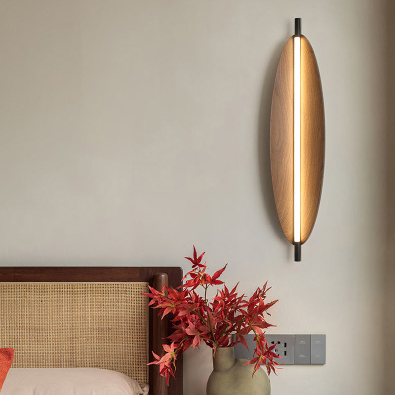 Oval PC Iron Living Wall Lamp