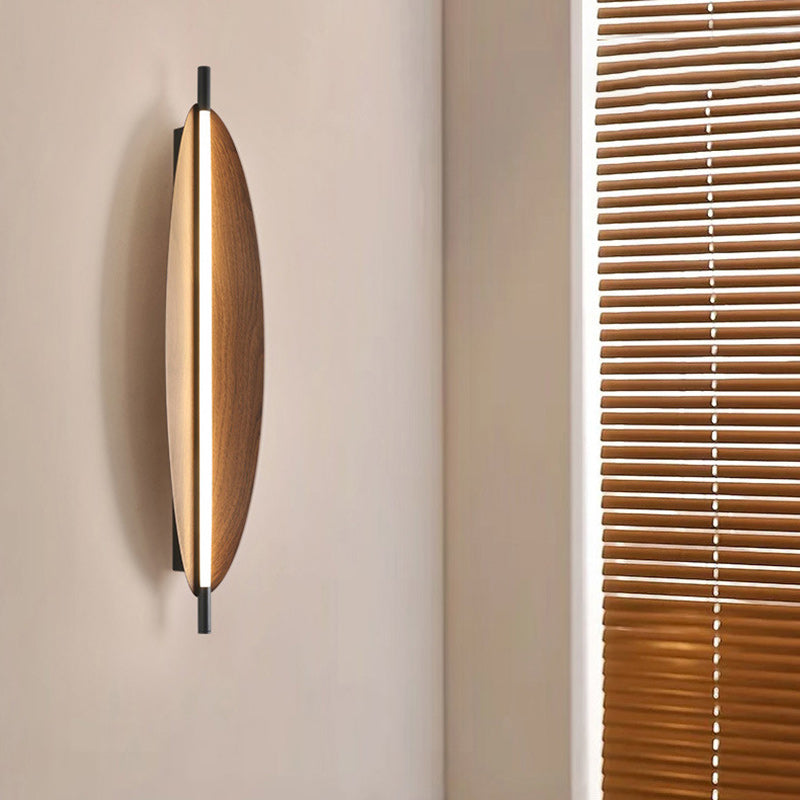 Oval PC Iron Living Wall Lamp