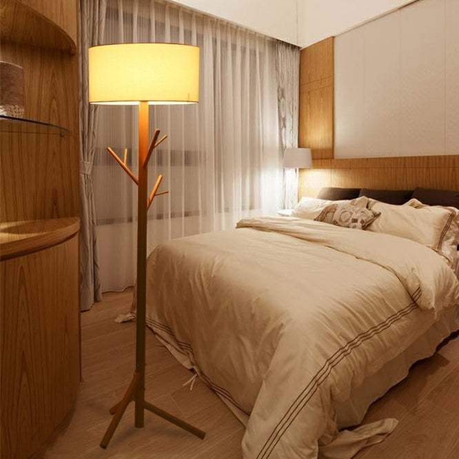 Twig Shaped Round Cylinder Floor Lamp