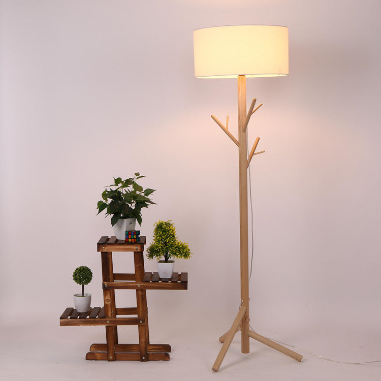 Twig Shaped Round Cylinder Floor Lamp
