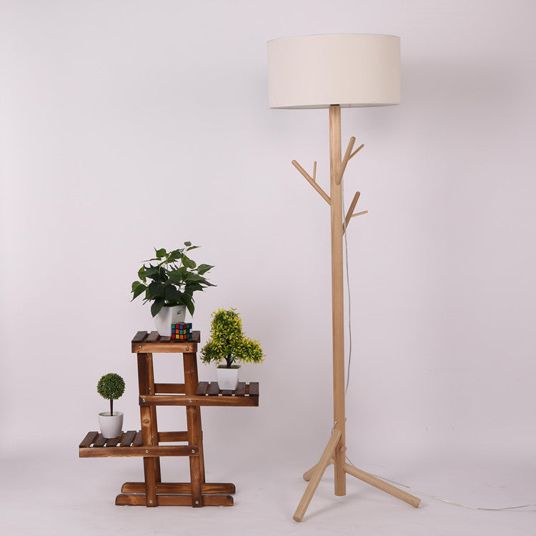 Twig Shaped Round Cylinder Floor Lamp