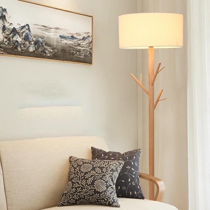Twig Shaped Round Cylinder Floor Lamp