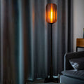 Lantern Cylinder Solid Wood Floor Lamp
