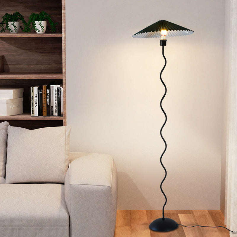 Cone Iron Aluminum Living Floor Lamp