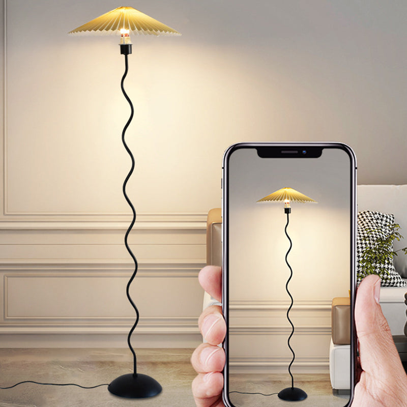 Cone Iron Aluminum Living Floor Lamp