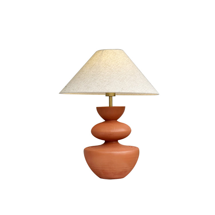 Frustum Cone Design Resin Table Lamp