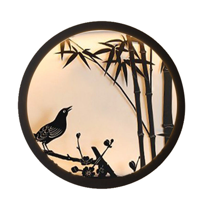 Round Stainless Steel Acrylic Outdoor Light