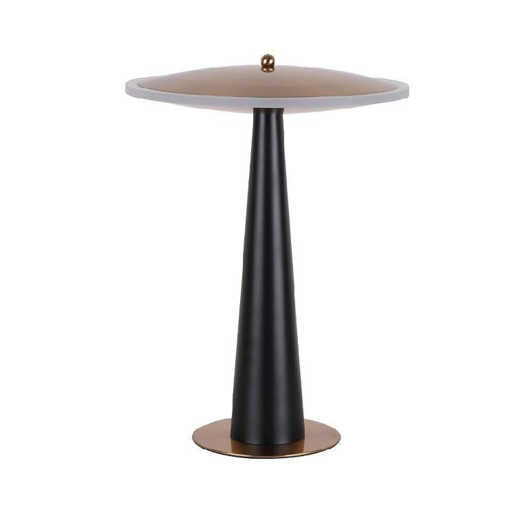 UFO Round Aluminum Acrylic Table Lamp