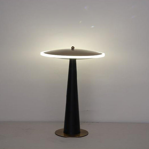 UFO Round Aluminum Acrylic Table Lamp