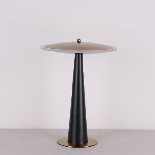 UFO Round Aluminum Acrylic Table Lamp