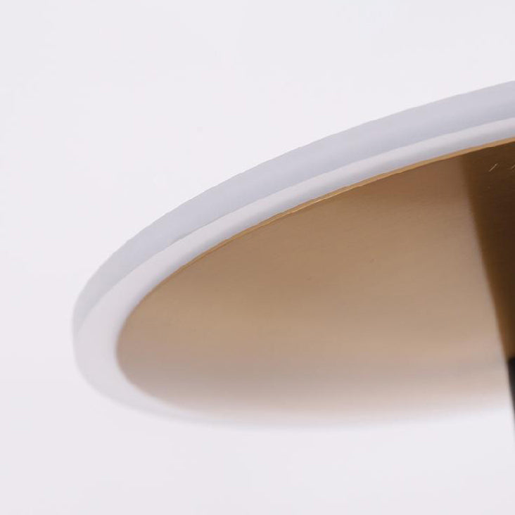 UFO Round Aluminum Acrylic Table Lamp