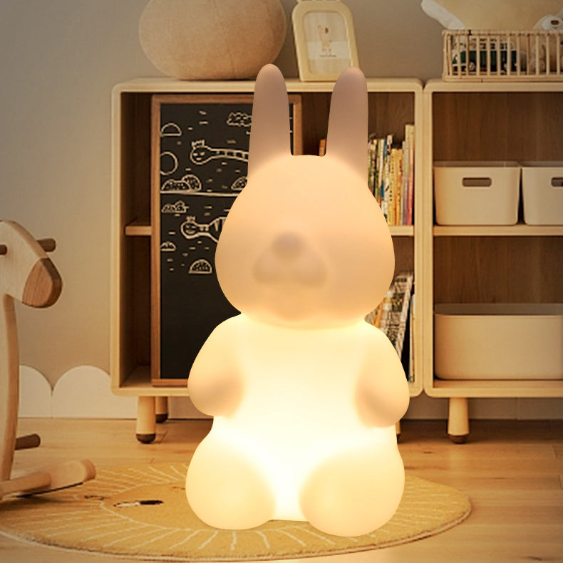 Contemporary Creative Rabbit Plastic Floor Lamp