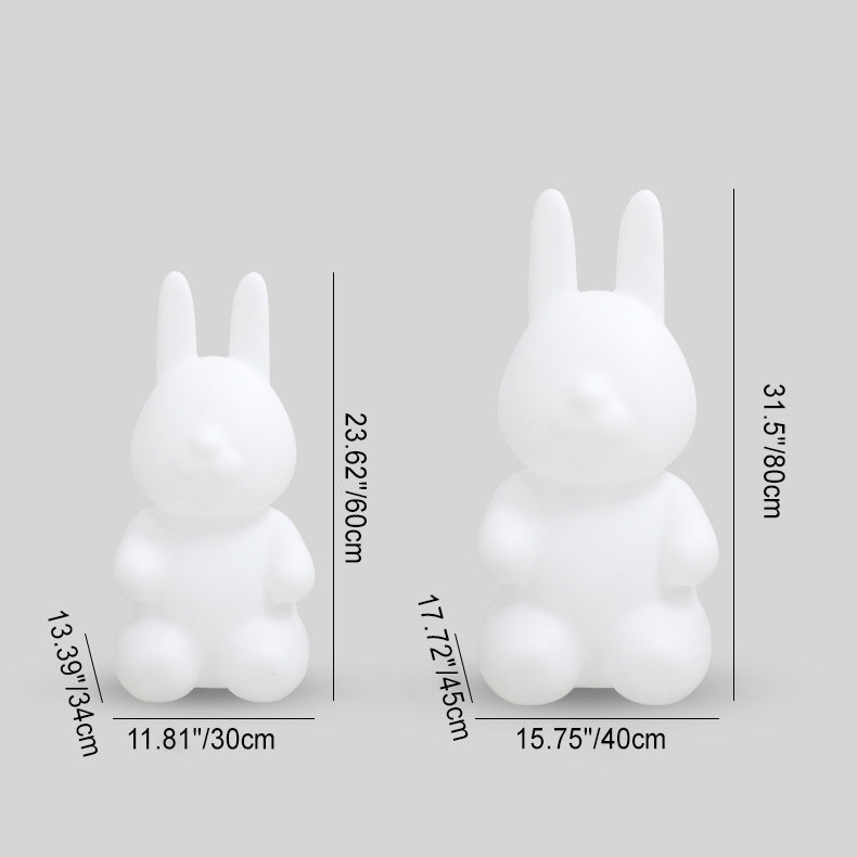 Contemporary Creative Rabbit Plastic Floor Lamp