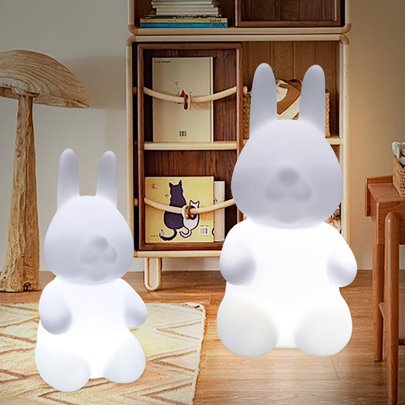 Contemporary Creative Rabbit Plastic Floor Lamp