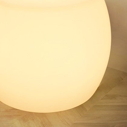 Drum PE Plastic Bedroom Floor Lamp