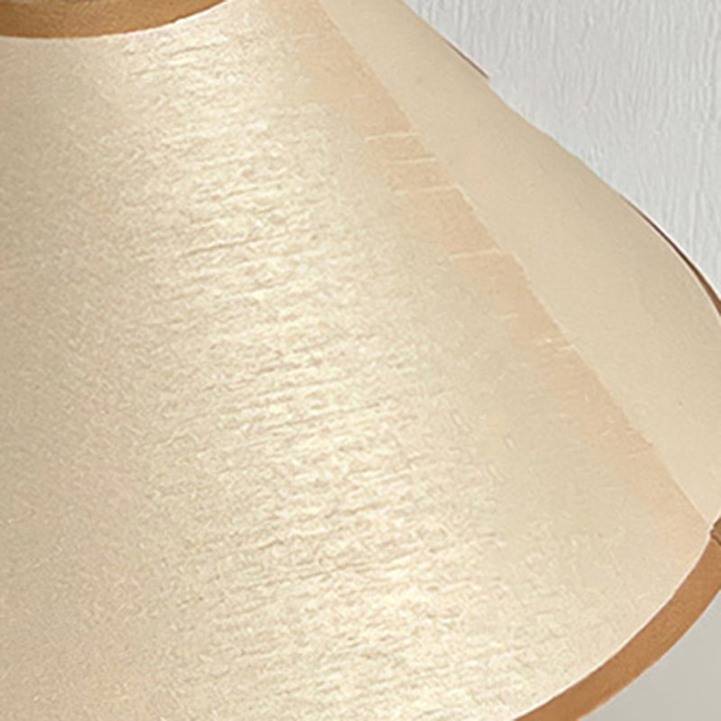 Round Sphere Rubberwood Cloth Table Lamp