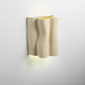Pleated Prism Resin Glass 2-Light Wall Lamp