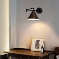 Cone Iron Bedroom Wall Lamp