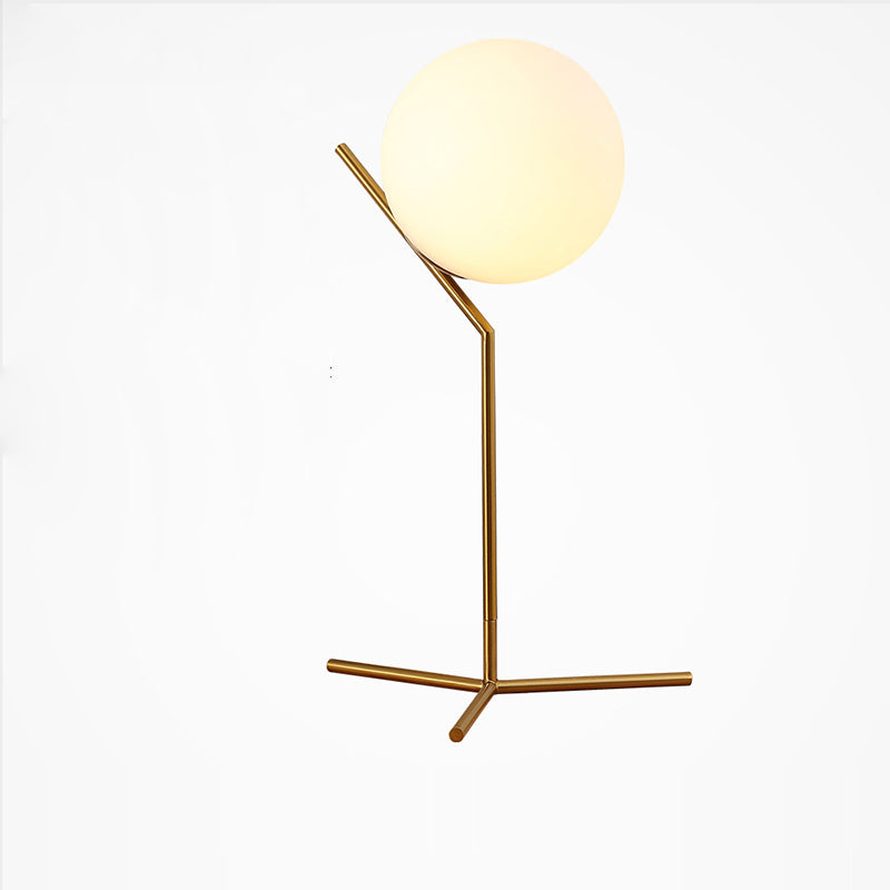 Sphere Iron Glass Bedroom Table Lamp