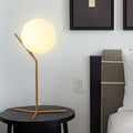 Sphere Iron Glass Bedroom Table Lamp
