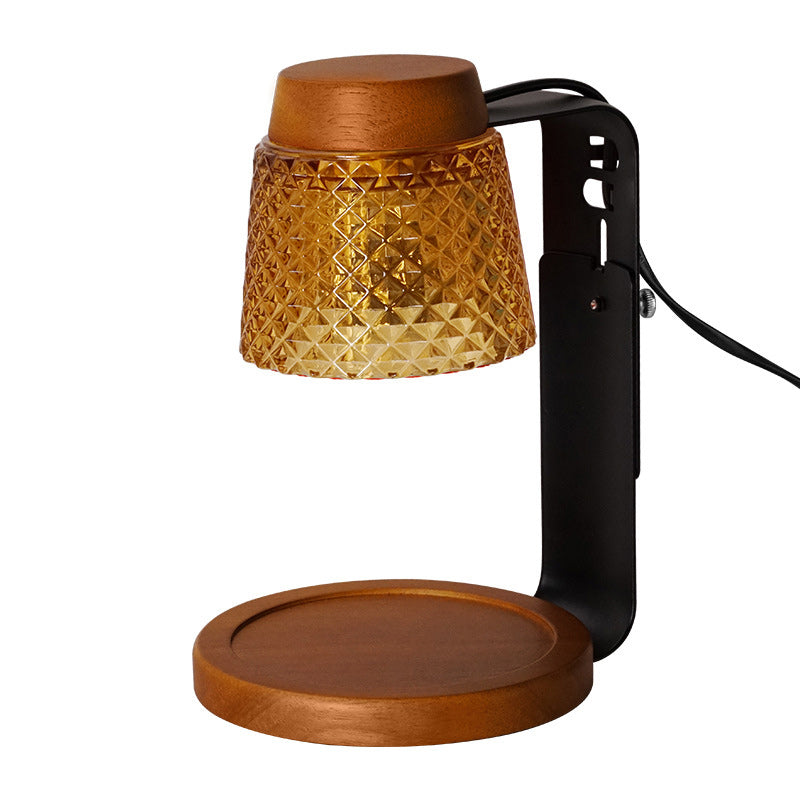 Frustum Metal Glass Melting Table Lamp