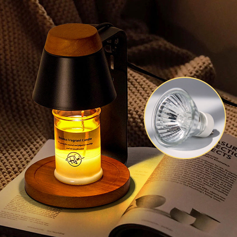 Frustum Metal Glass Melting Table Lamp