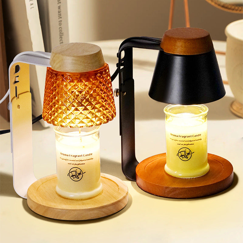 Frustum Metal Glass Melting Table Lamp