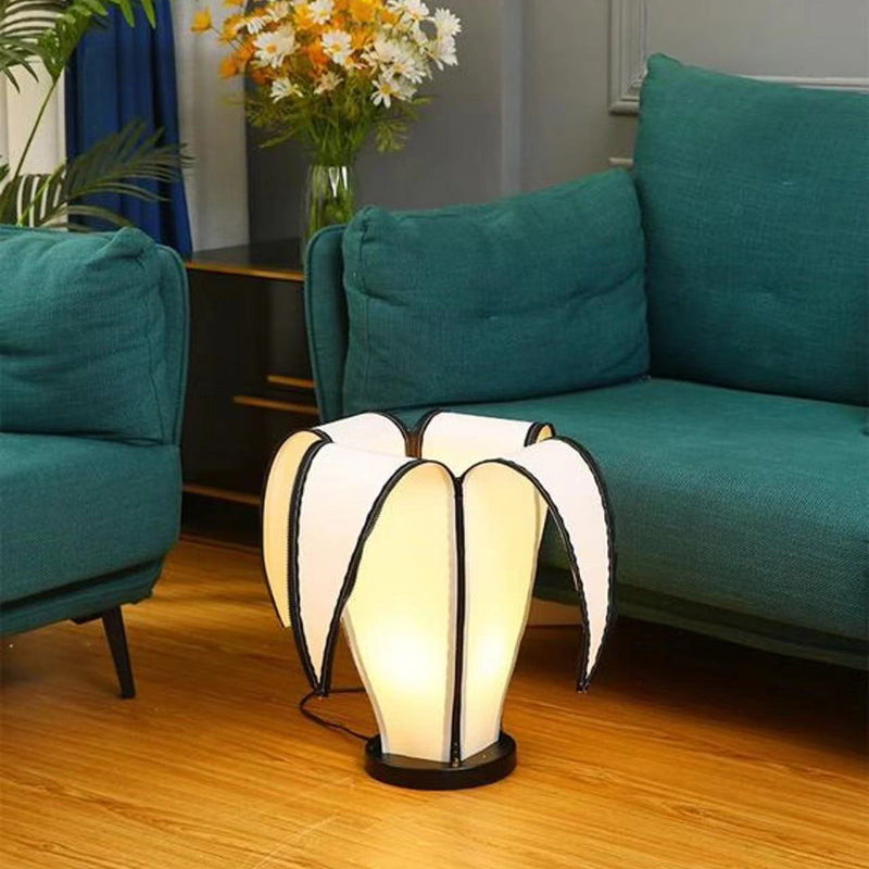 Traditional Vintage Fabric Plastic Floor Lamp