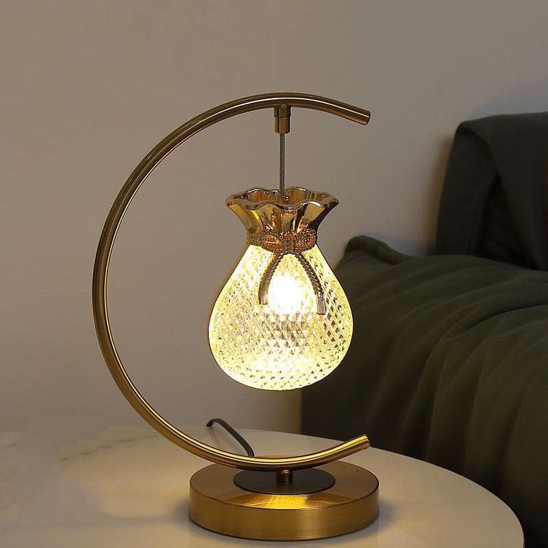 Fukubukuro Circle Metal Acrylic Table Lamp
