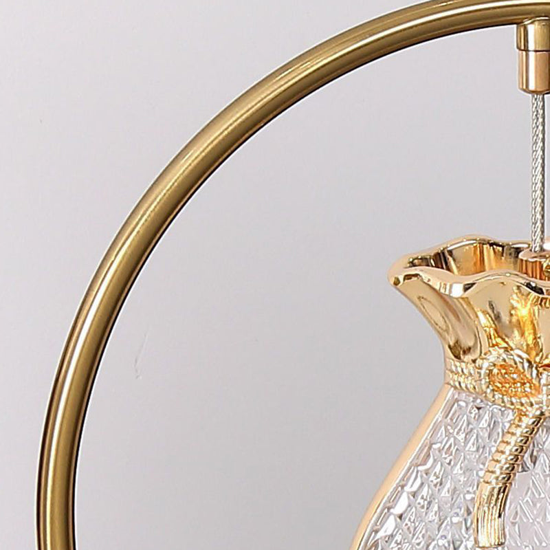 Fukubukuro Circle Metal Acrylic Table Lamp
