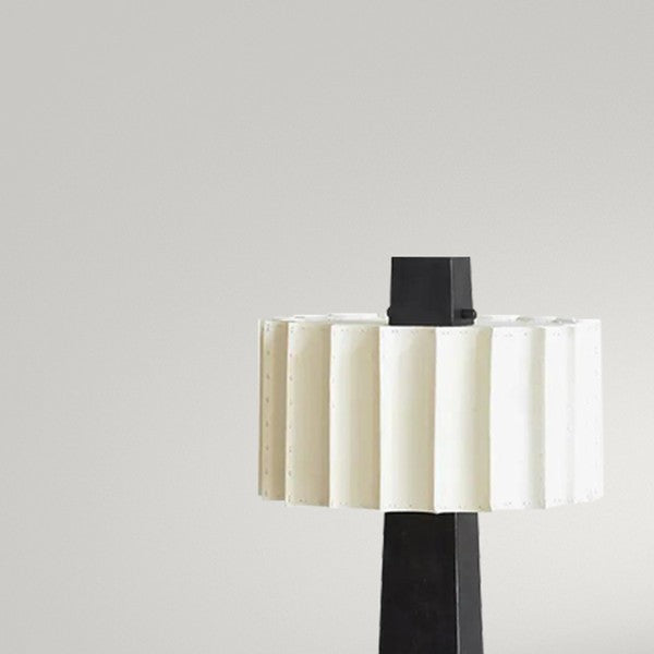 Cylinder Metal Fabric Living Table Lamp