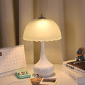 Dome Glass Iron Bedroom Table Lamp