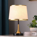 Frustum Cone Metal Fabric Table Lamp