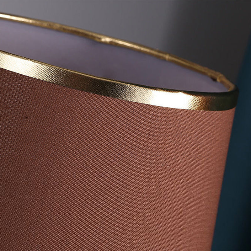 Frustum Cone Metal Fabric Table Lamp