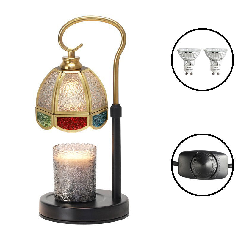 Dome Iron Copper Glass Table Lamp