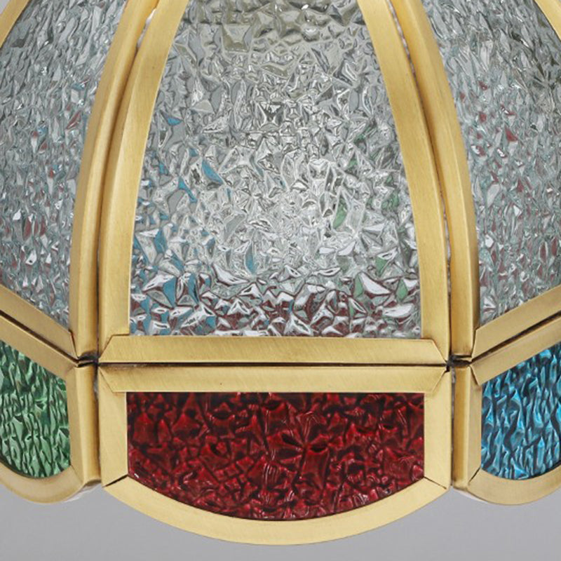 Dome Iron Copper Glass Table Lamp