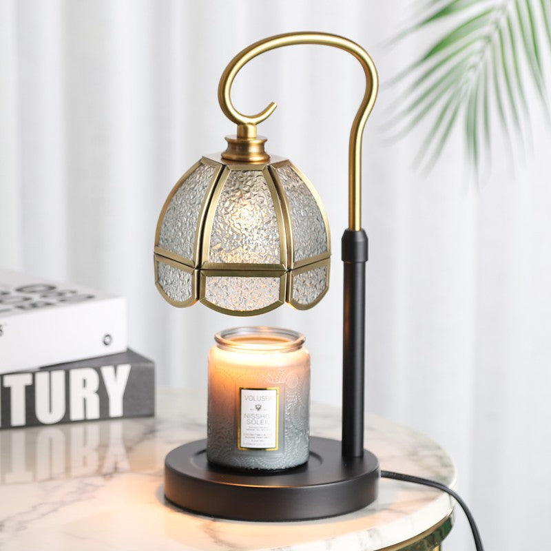 Dome Iron Copper Glass Table Lamp