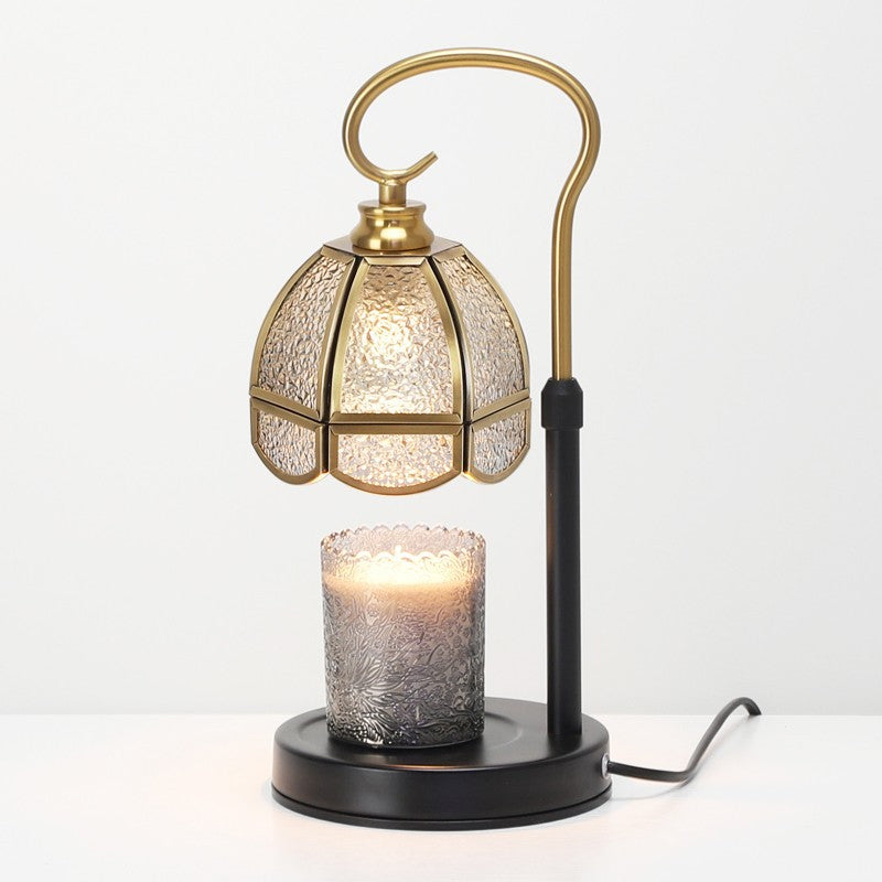 Dome Iron Copper Glass Table Lamp
