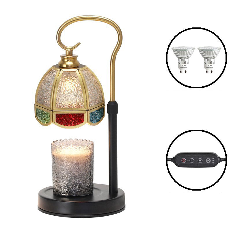 Dome Iron Copper Glass Table Lamp