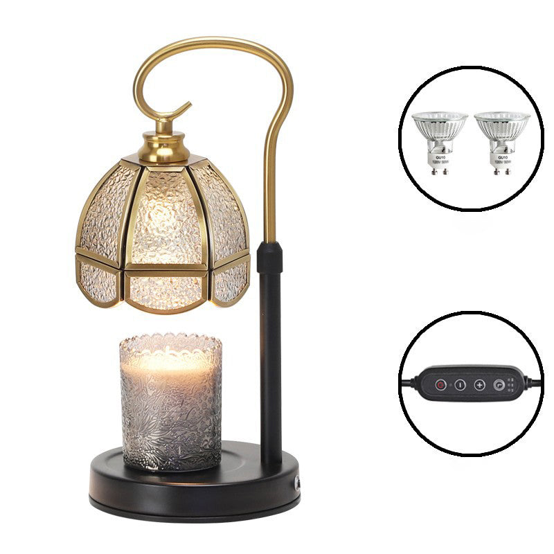 Dome Iron Copper Glass Table Lamp
