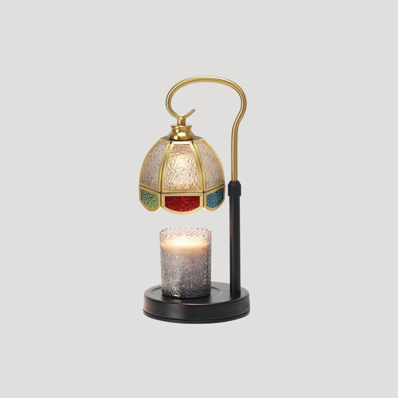 Dome Iron Copper Glass Table Lamp