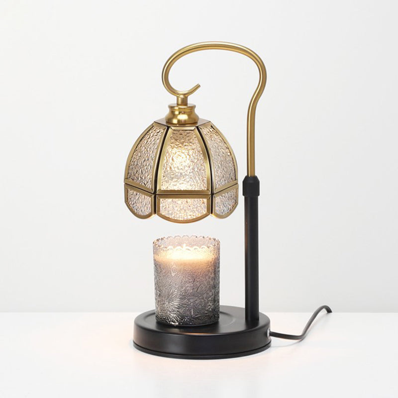 Dome Iron Copper Glass Table Lamp