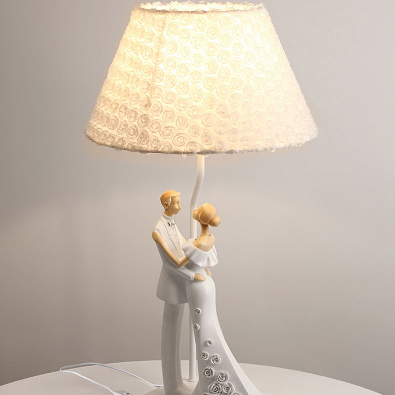 Frustum Cone Resin Bedroom Table Lamp